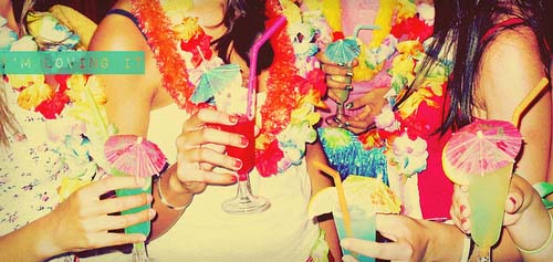 Фоторепортаж День рождения Гавайская вечеринка сценарий