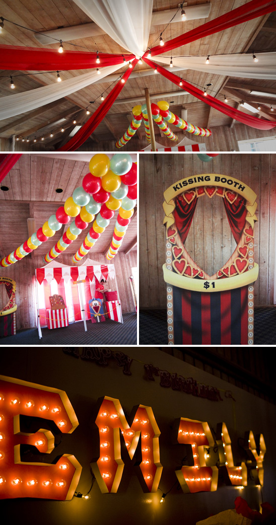 “Цирк”: Первый День Рождения в винтажном стиле