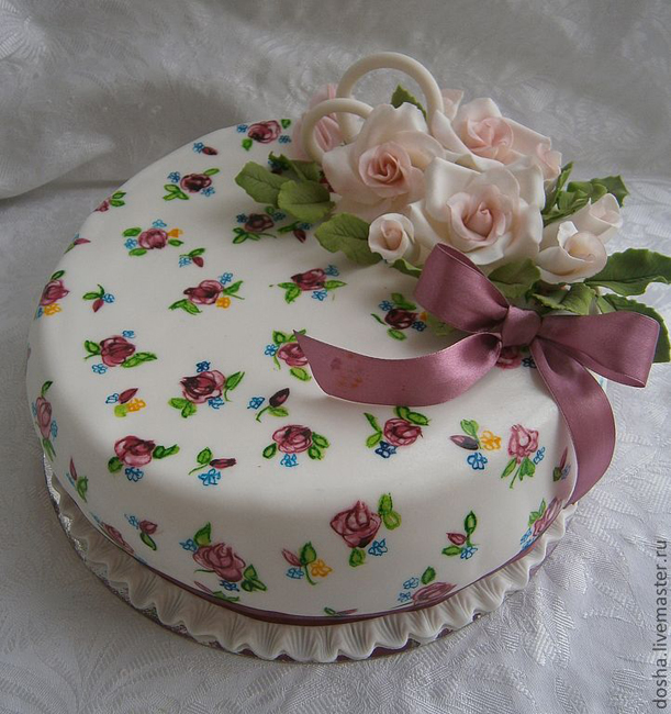 торт на 1 годовщину свадьбы