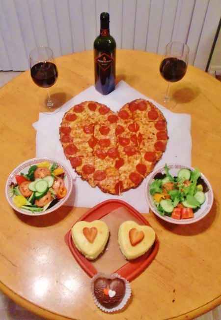 Романтический ужин на День Влюбленных