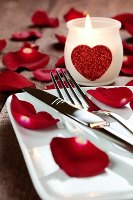 Романтический ужин на День Влюбленных