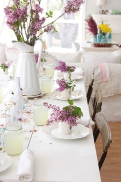 Весенний декор стола