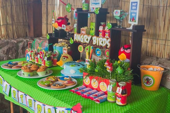 4-й День рождения в стиле Angry Birds