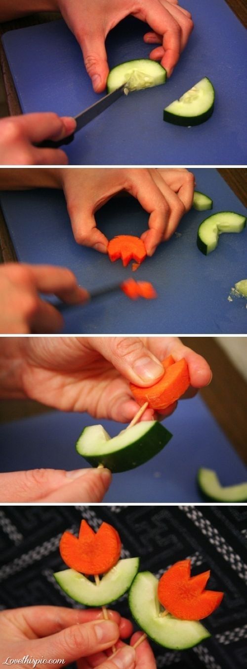 как разложить овощную нарезку