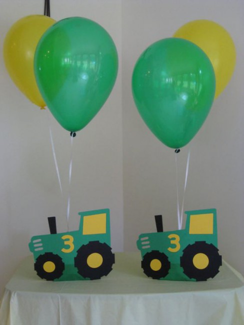 Детский День рождения в стиле трактора
