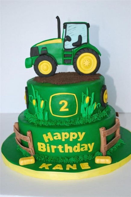 Детский День рождения в стиле трактора